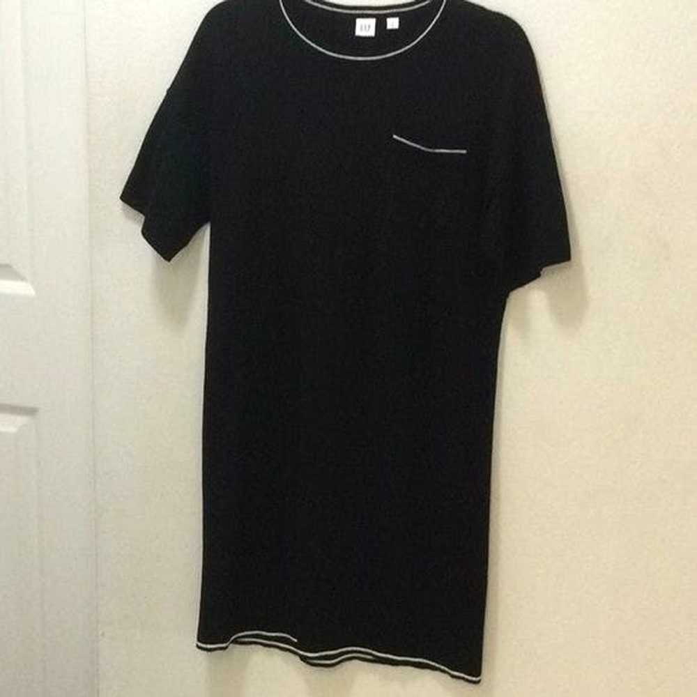 Gap Gap Women’s Black Crew Neck Dress Sz M - image 4