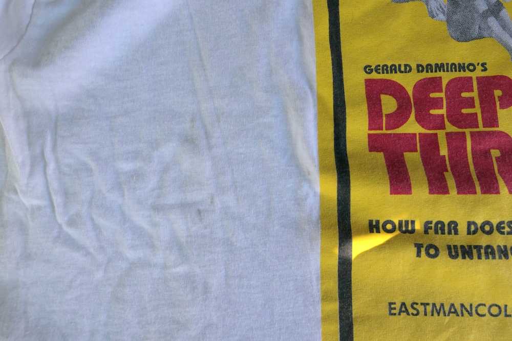 Vintage Vintage DEEP THROAT (1972) T Shirt XL - image 6