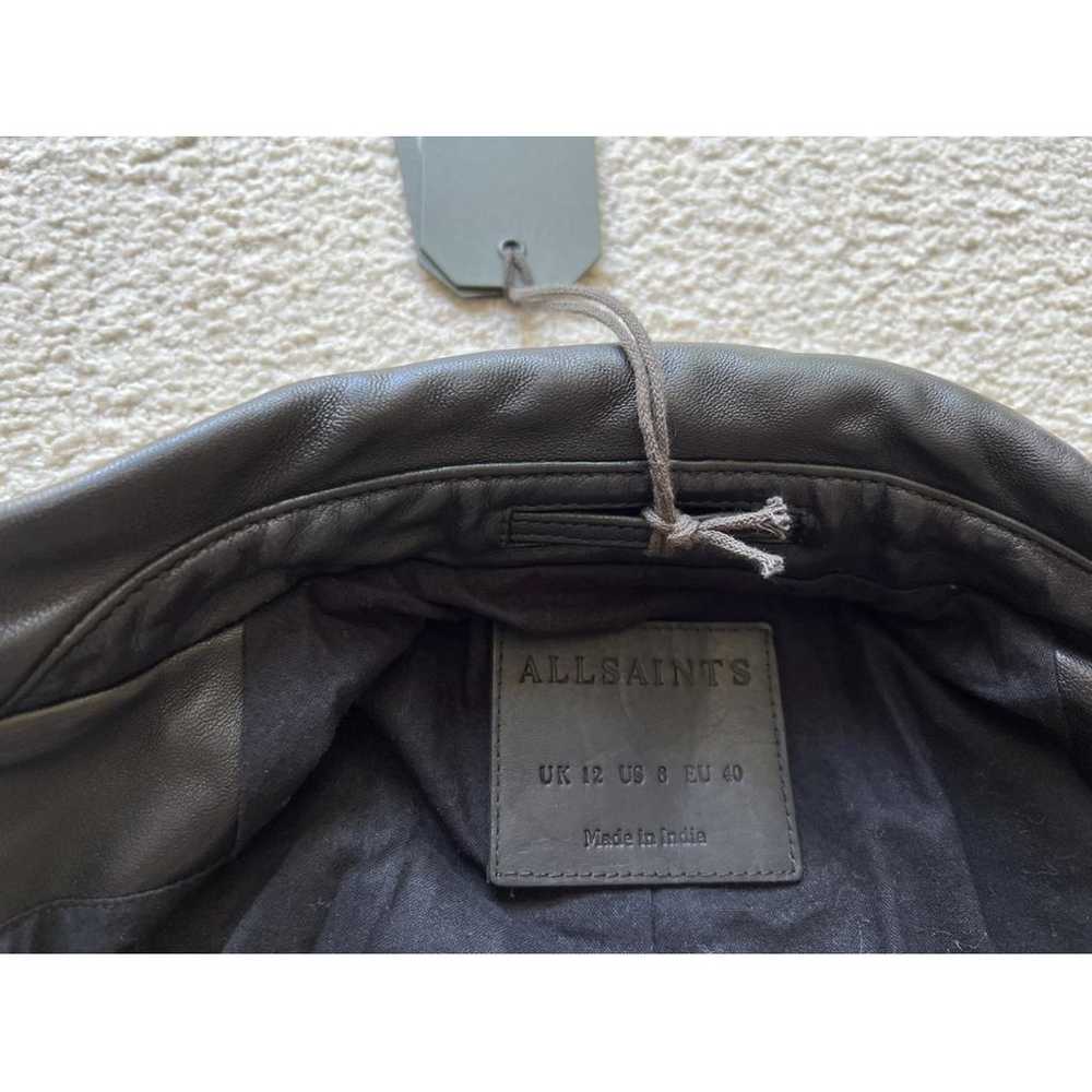 All Saints Leather biker jacket - image 3