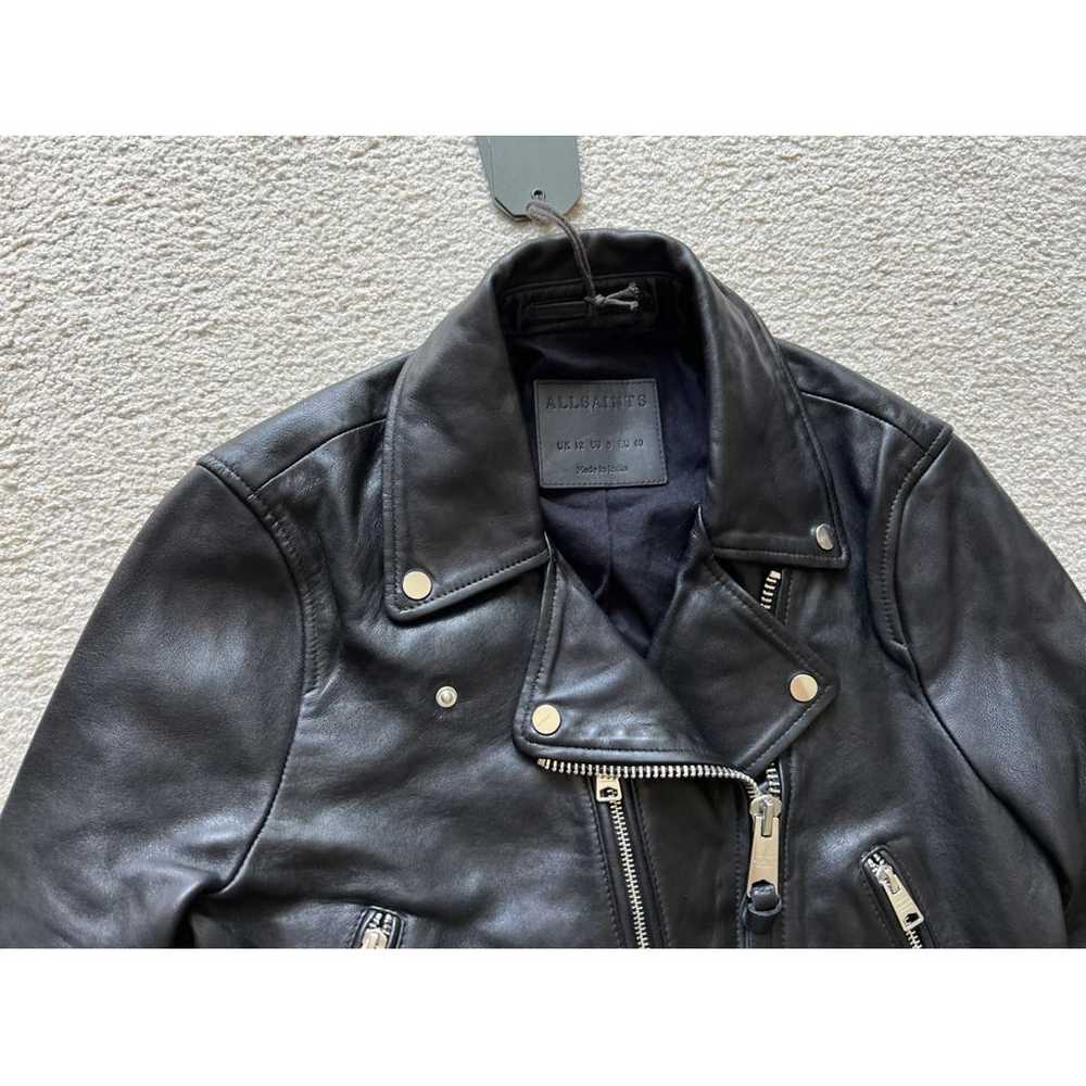 All Saints Leather biker jacket - image 5