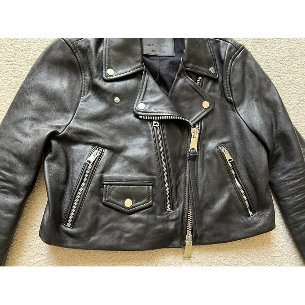 All Saints Leather biker jacket - image 6
