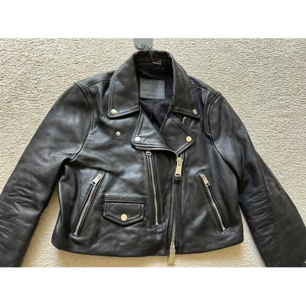 All Saints Leather biker jacket - image 7
