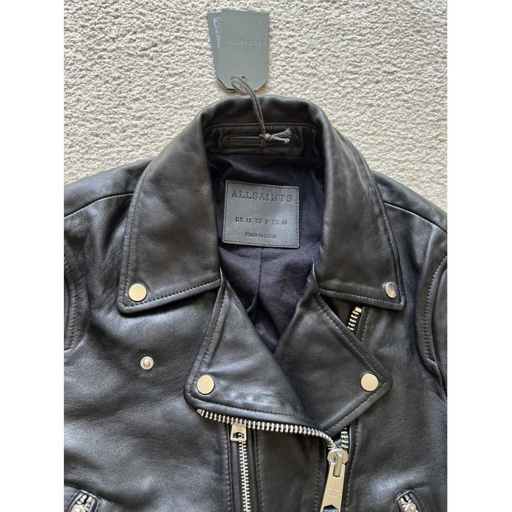 All Saints Leather biker jacket - image 8