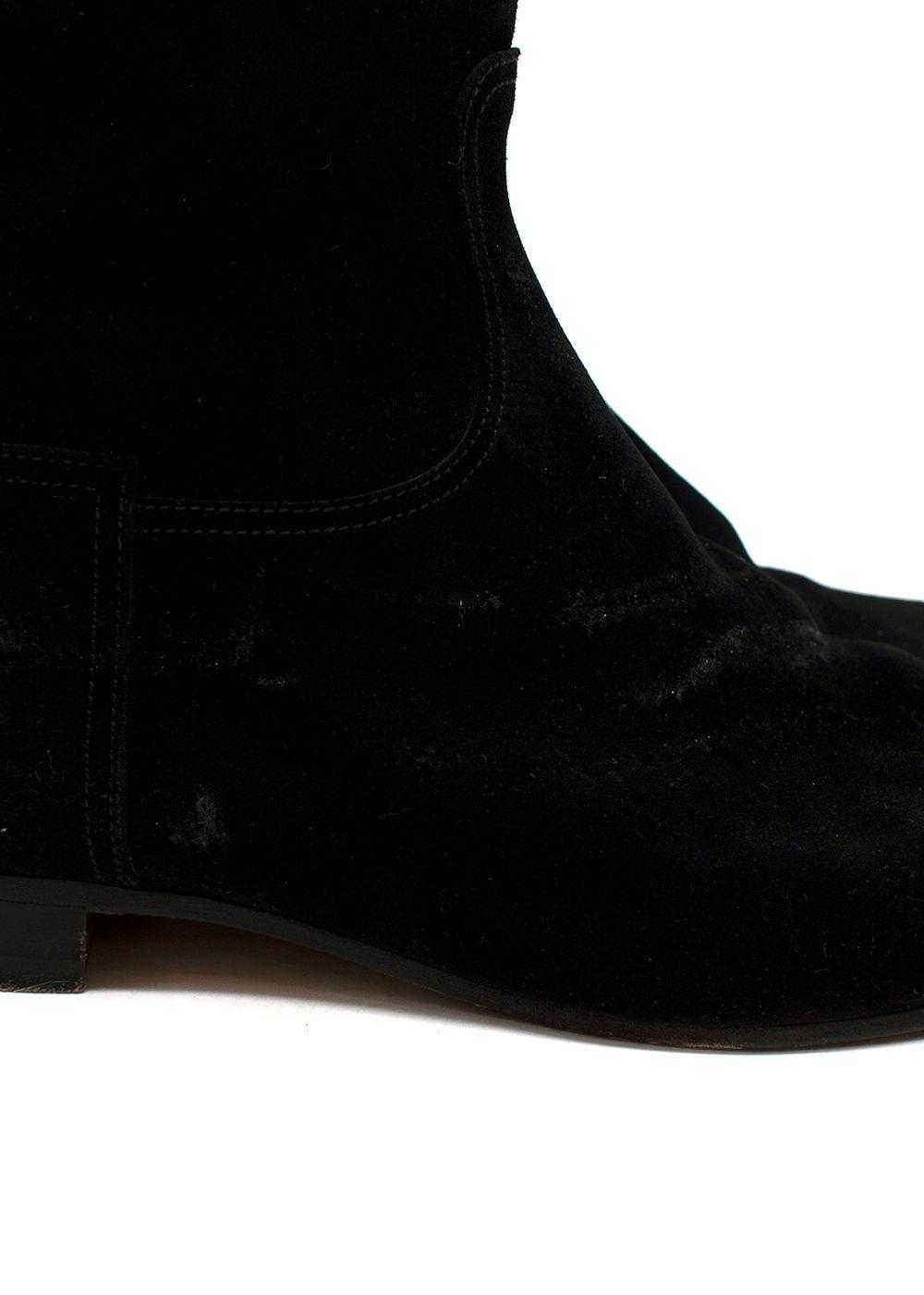Managed by hewi Black Suede Jumping Boots - image 5
