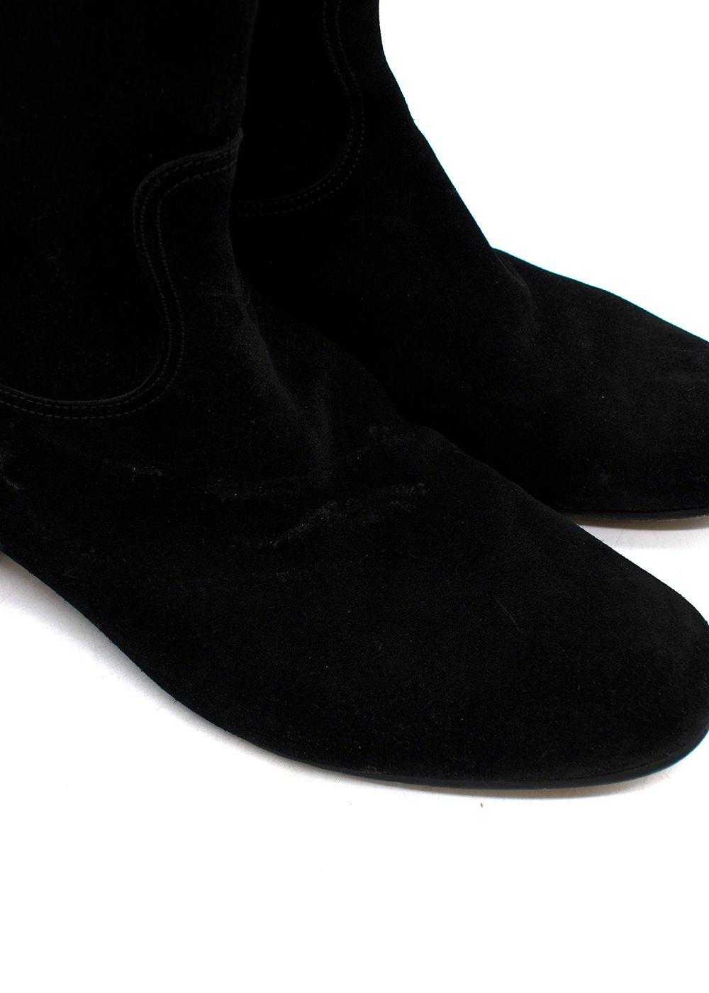 Managed by hewi Black Suede Jumping Boots - image 9