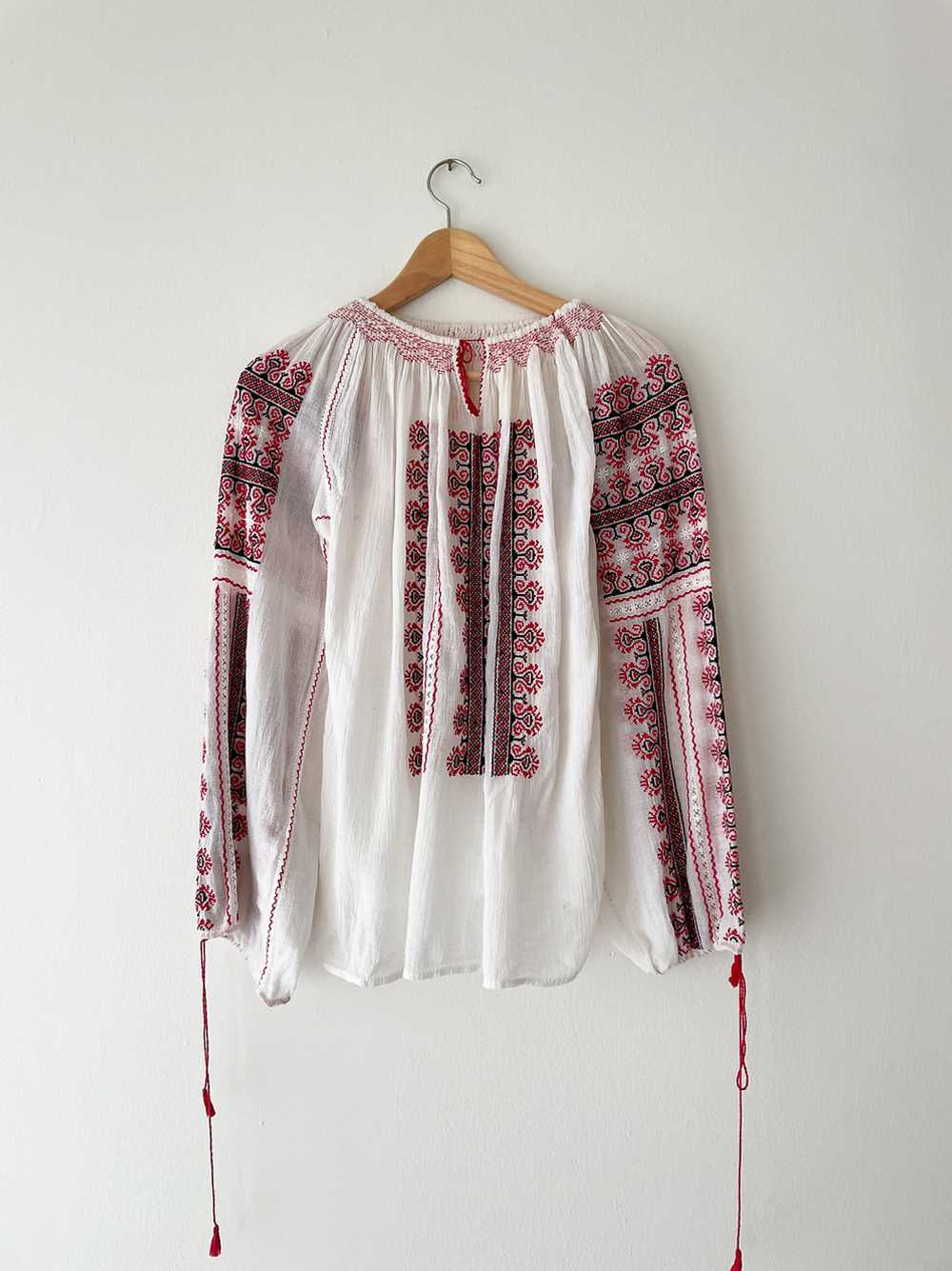 Embroidered Hungarian Blouse - image 1