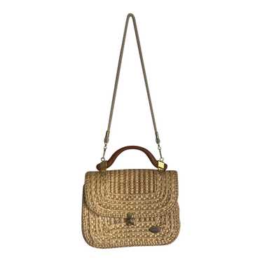 straw handbag - Handbag and shoulder strap Woven … - image 1