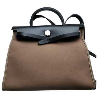 Hermès Herbag cloth handbag - image 1