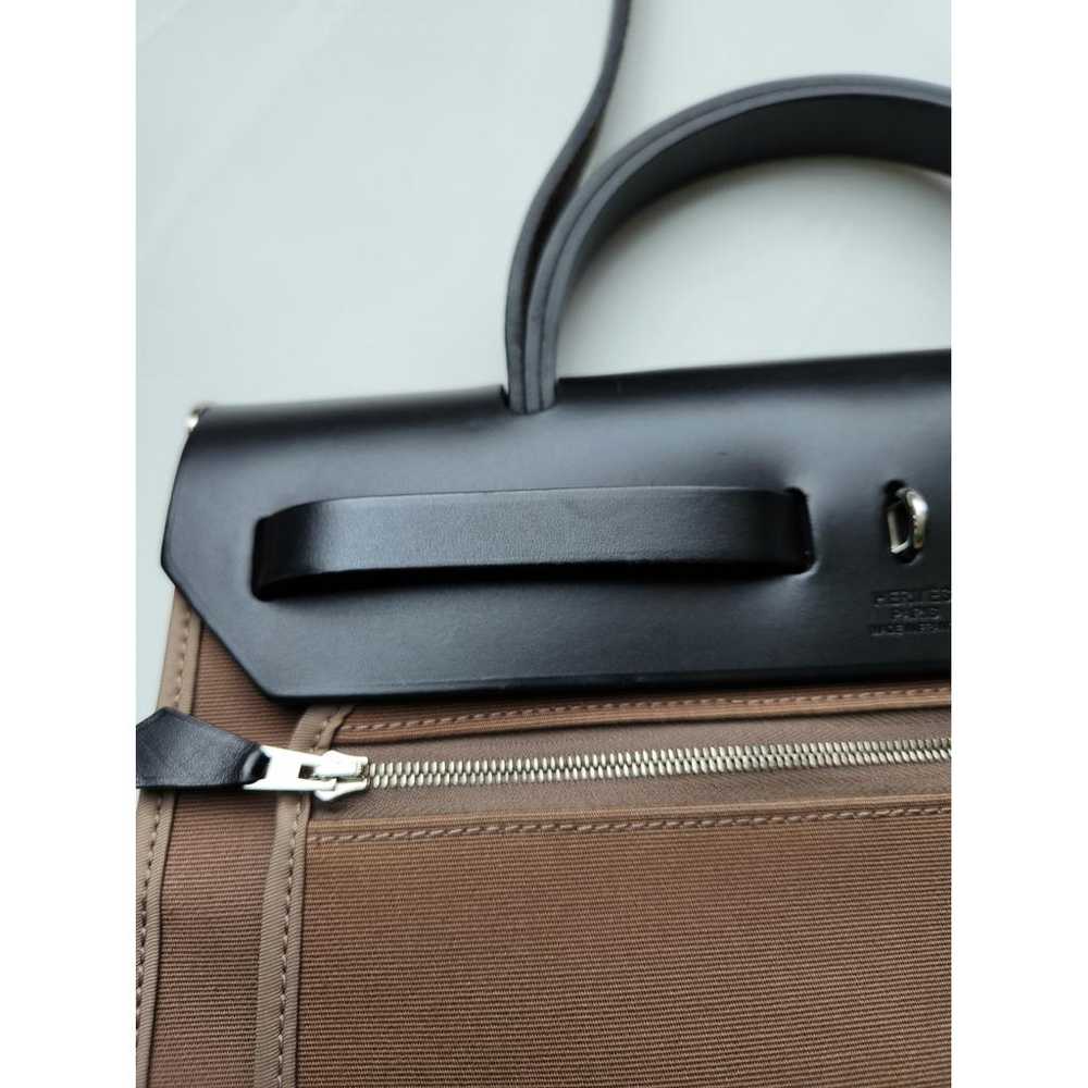 Hermès Herbag cloth handbag - image 8