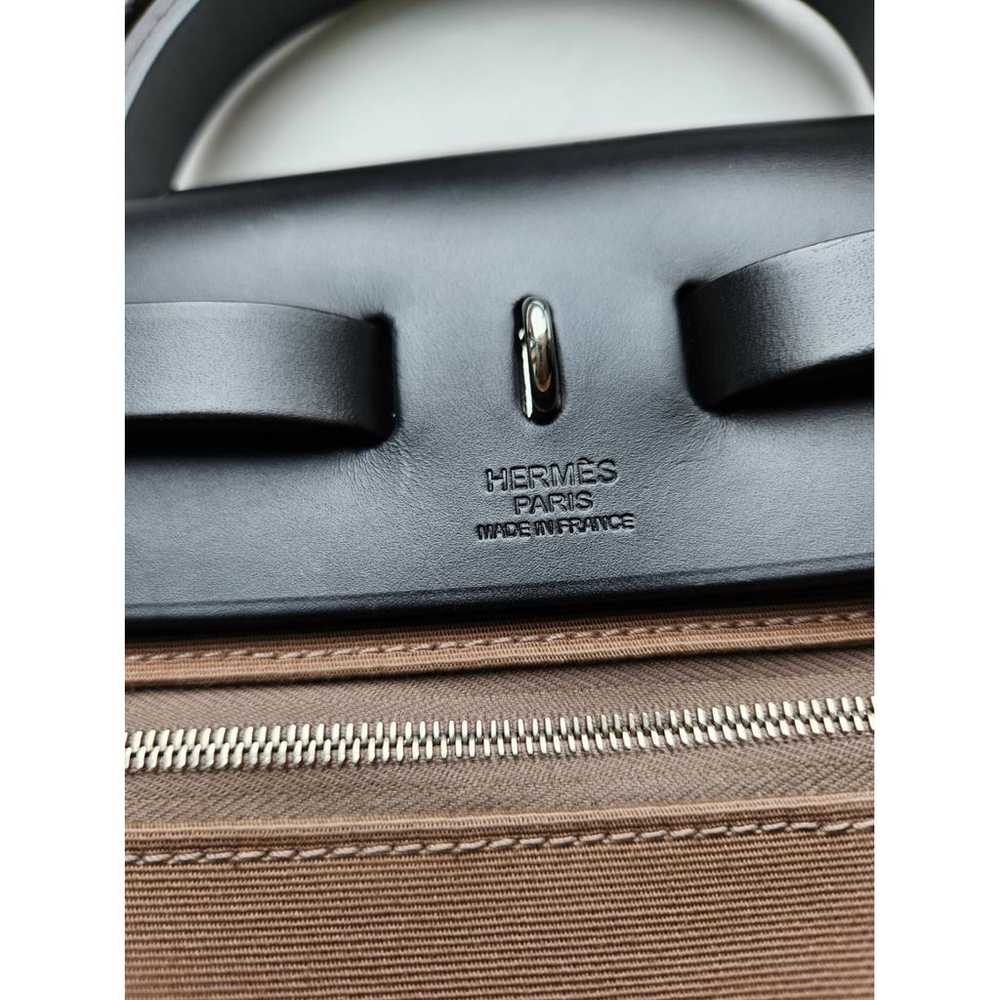 Hermès Herbag cloth handbag - image 9