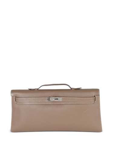 Hermès Pre-Owned Kelly Cut clutch bag - Brown