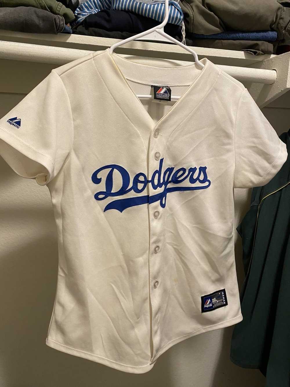 Vintage Majestic MLB Los Angeles Dodgers Jersey Size Youth L.