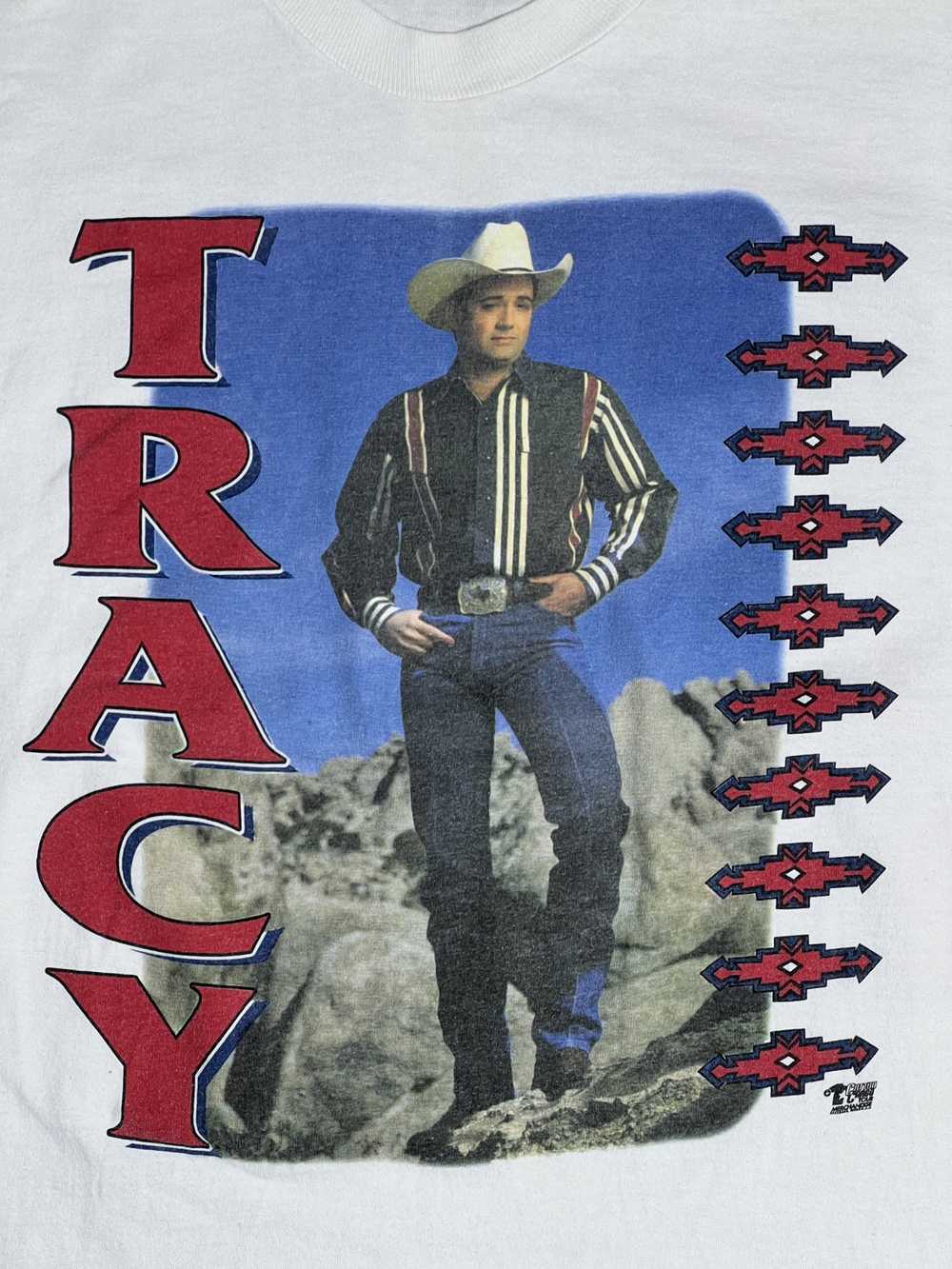 Band Tees × Vintage Vtg 90s Tracy Byrd American C… - image 2