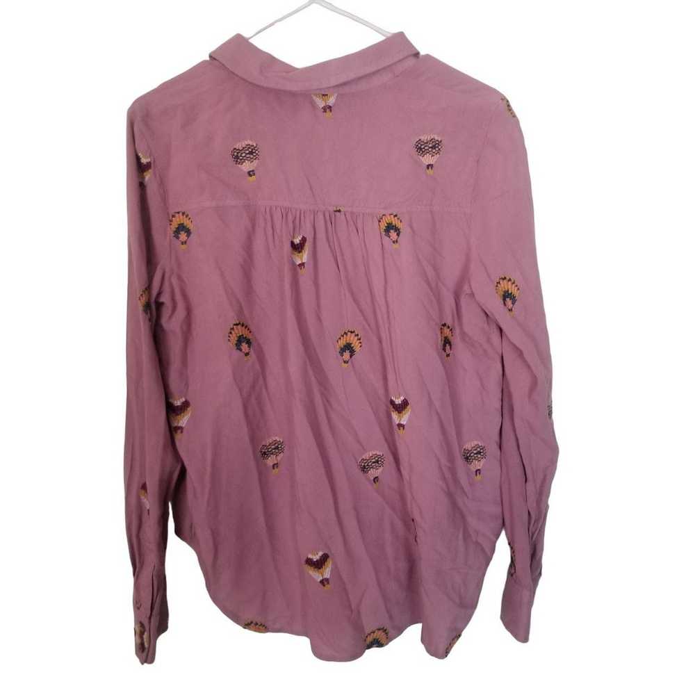 Anthropologie Anthropologie Womens 4 Pink Embroid… - image 10