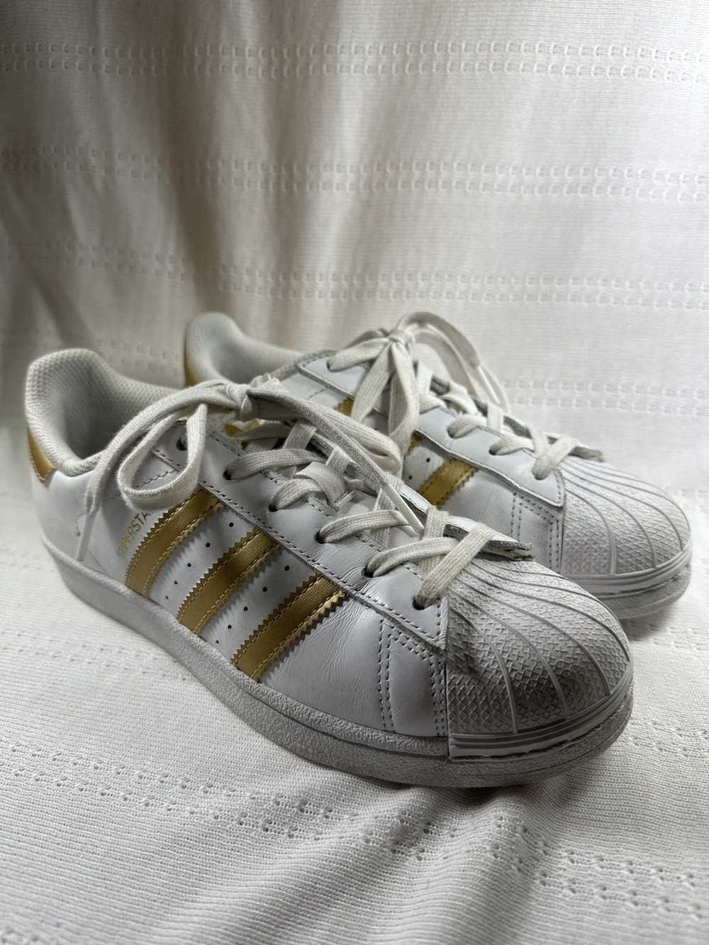 Adidas Adidas Shoes Superstar J Gold Stripes Snea… - image 1