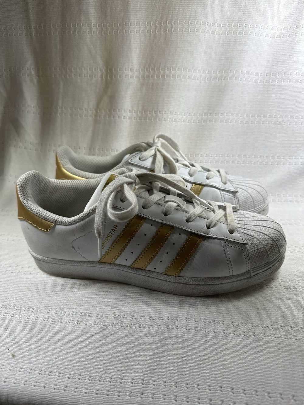 Adidas Adidas Shoes Superstar J Gold Stripes Snea… - image 2