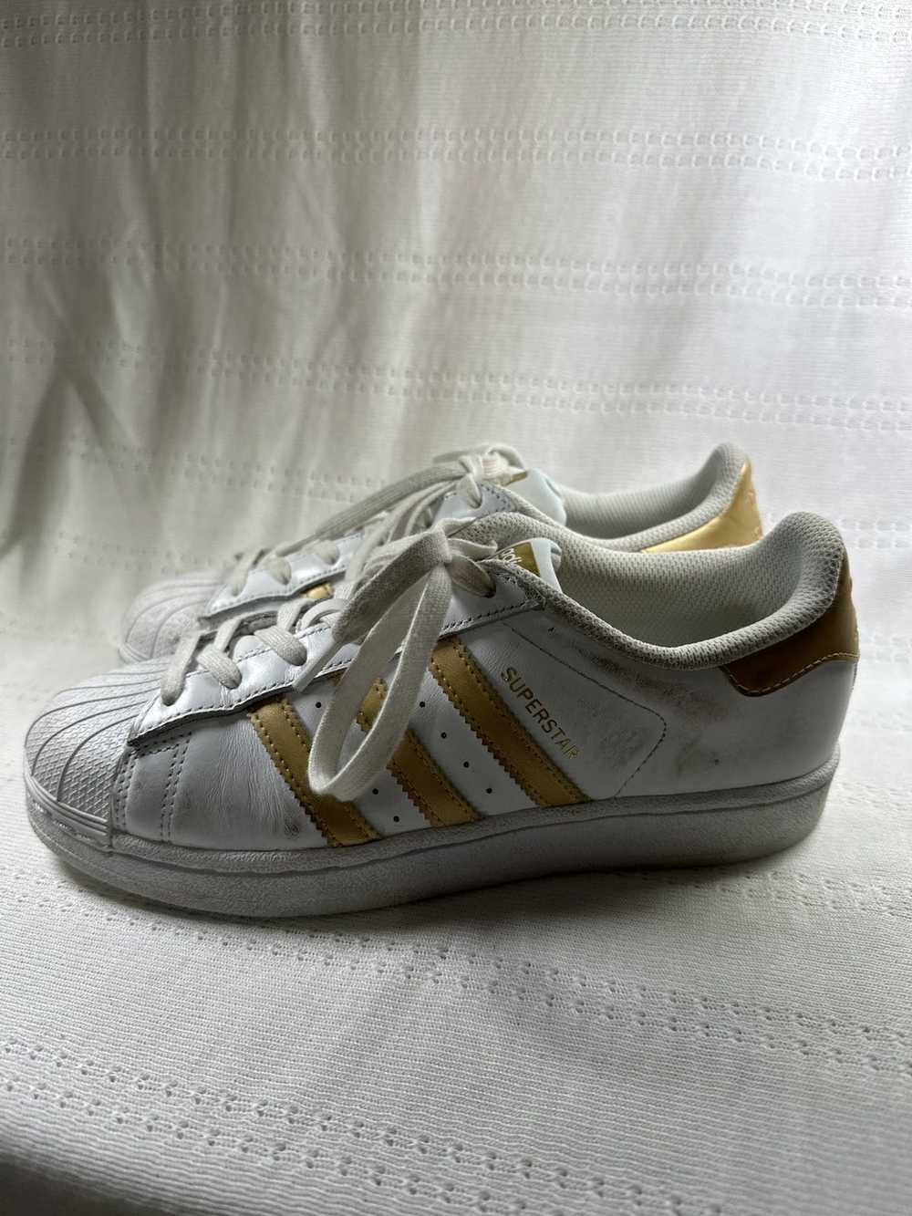 Adidas Adidas Shoes Superstar J Gold Stripes Snea… - image 3