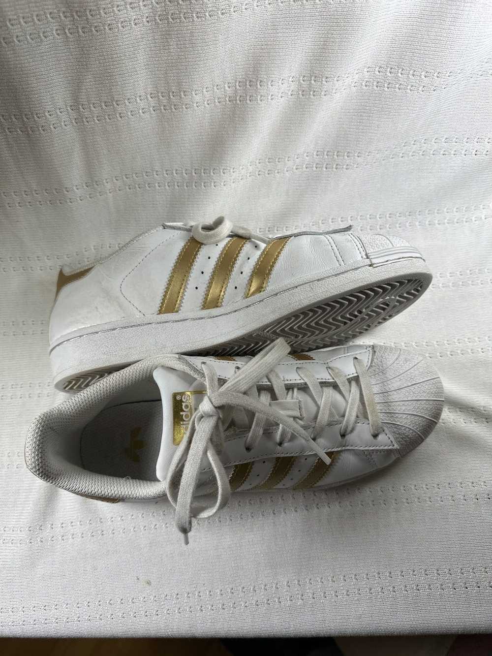 Adidas Adidas Shoes Superstar J Gold Stripes Snea… - image 4