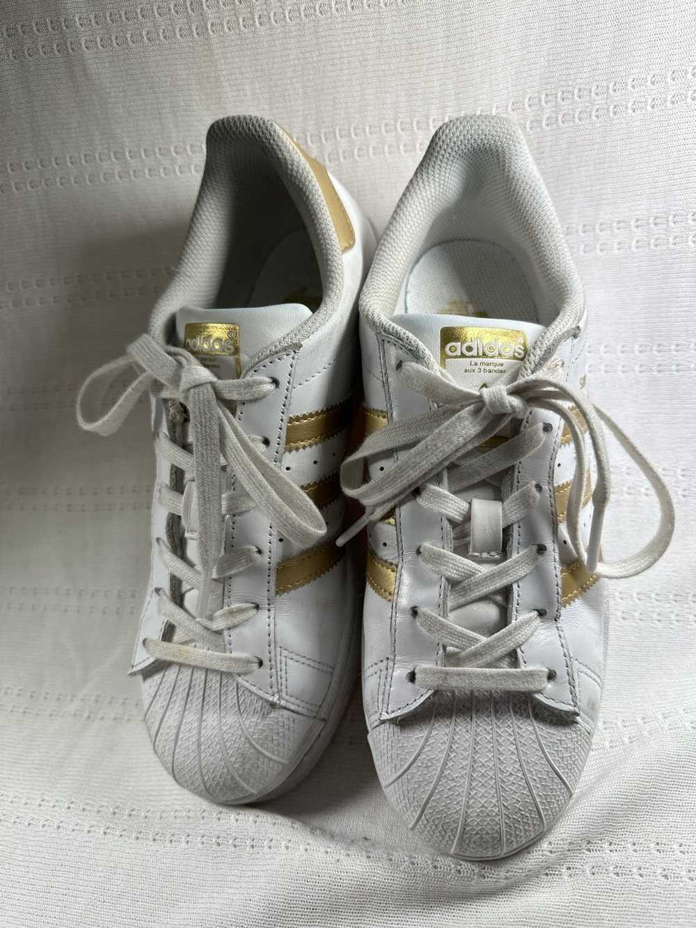 Adidas Adidas Shoes Superstar J Gold Stripes Snea… - image 5