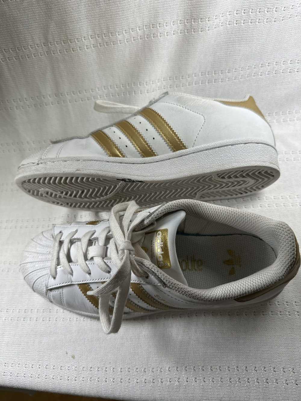 Adidas Adidas Shoes Superstar J Gold Stripes Snea… - image 7