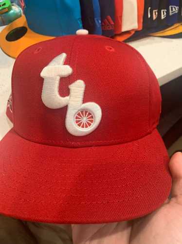 Tampa Bay Devil Rays Hat Baseball Cap Fitted 7 3/8 New Era Wool Vintage MLB