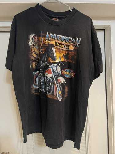 Harley Davidson × Vintage Harley Davidson 1990 Tee - image 1