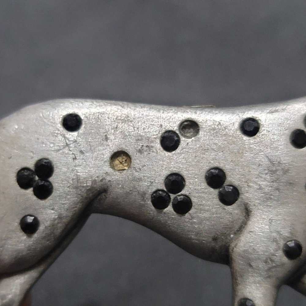 The Unbranded Brand Vtg JJ Pewter Dalmatian Brooc… - image 6
