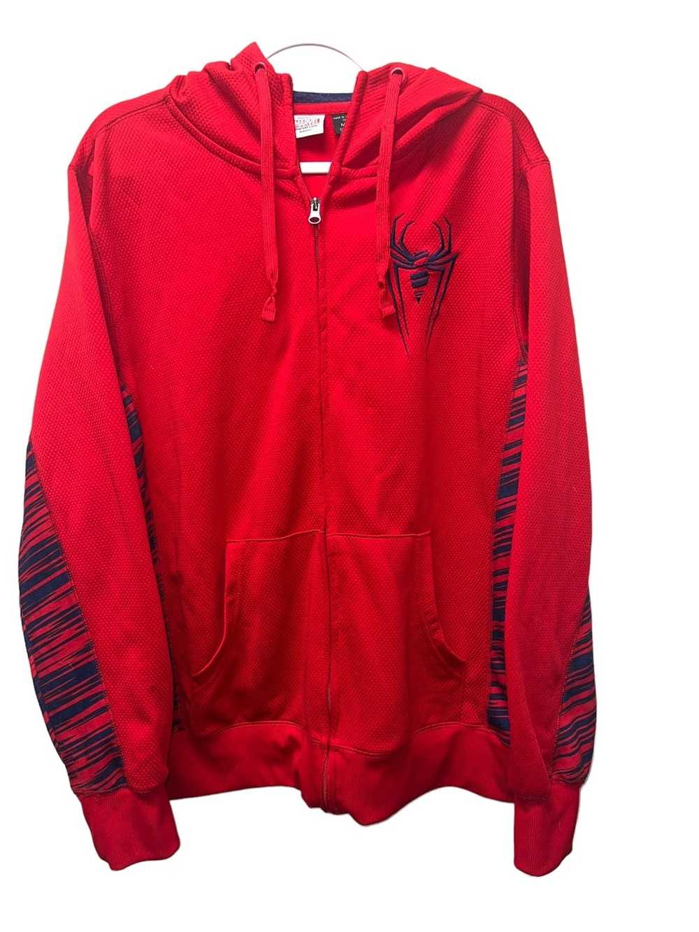 Marvel Comics Spider-man red sweater zip up rare - image 1