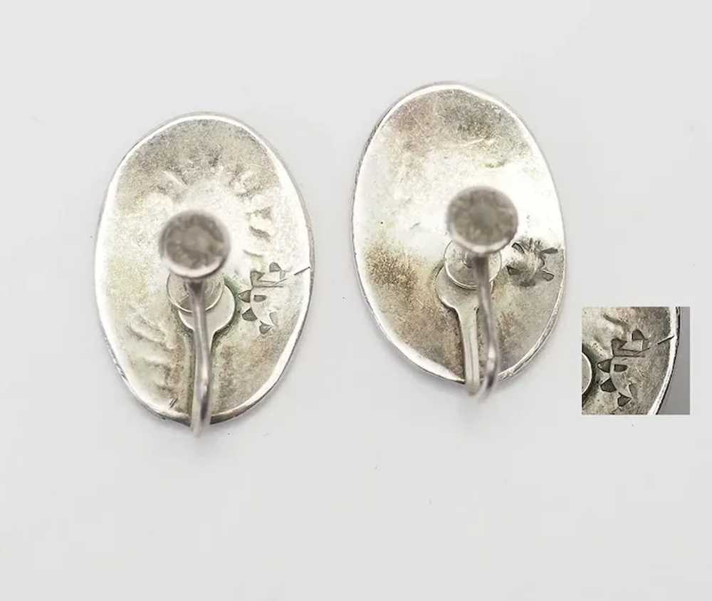 Vintage Hopi Native American sterling silver scre… - image 4