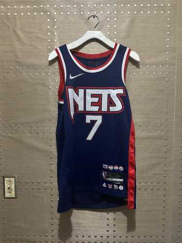 Nike Jordan Kevin Durant #7 Brooklyn Nets YOUTH SZ Large 14/16 Grey BKLYN  Jersey