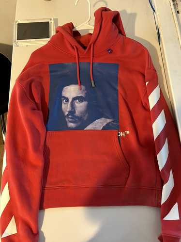 Off white bernini hoodie hot sale red