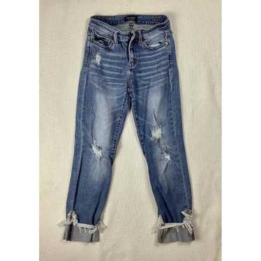 Designer Judy Blue Straight Fit Distressed Jeans … - image 1