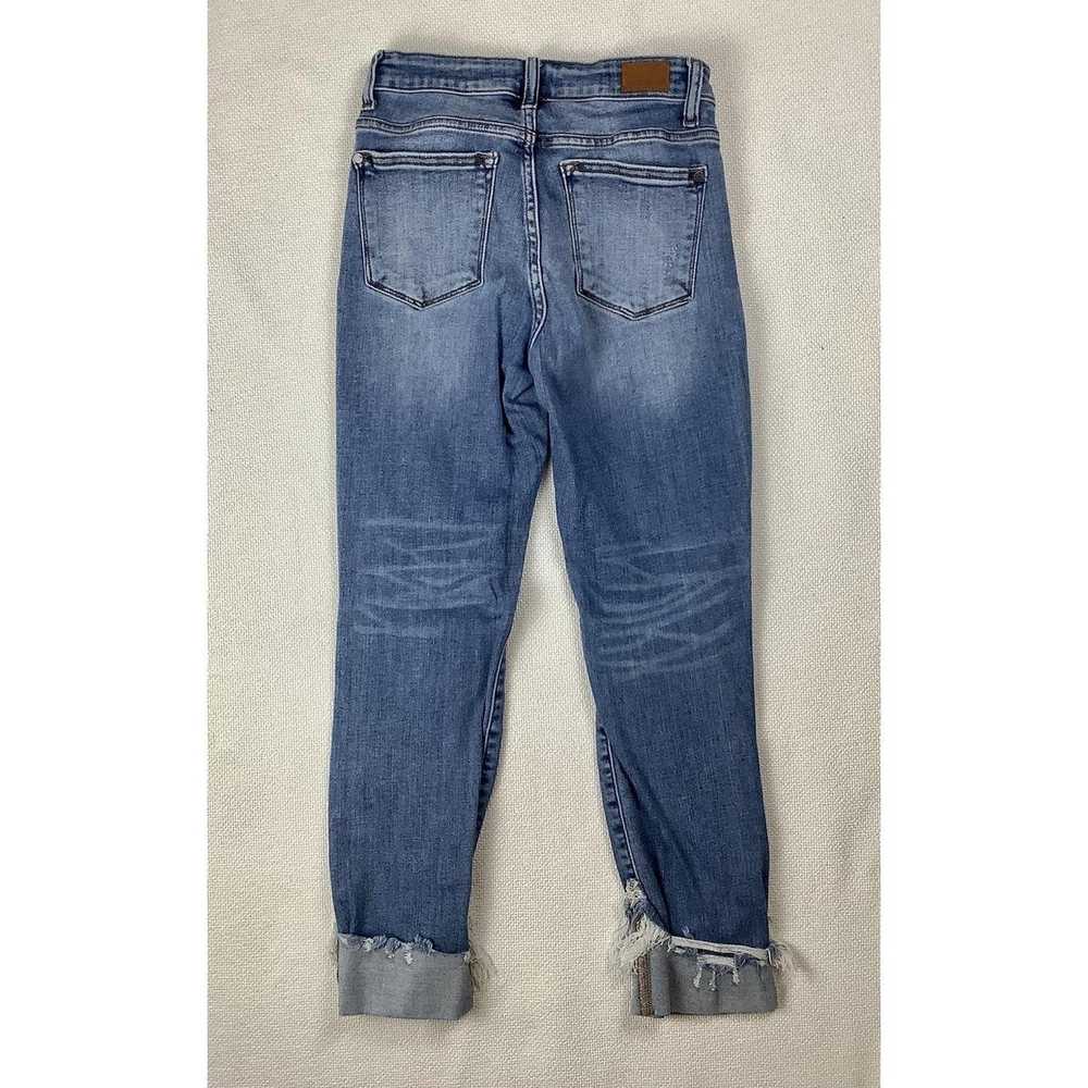 Designer Judy Blue Straight Fit Distressed Jeans … - image 2