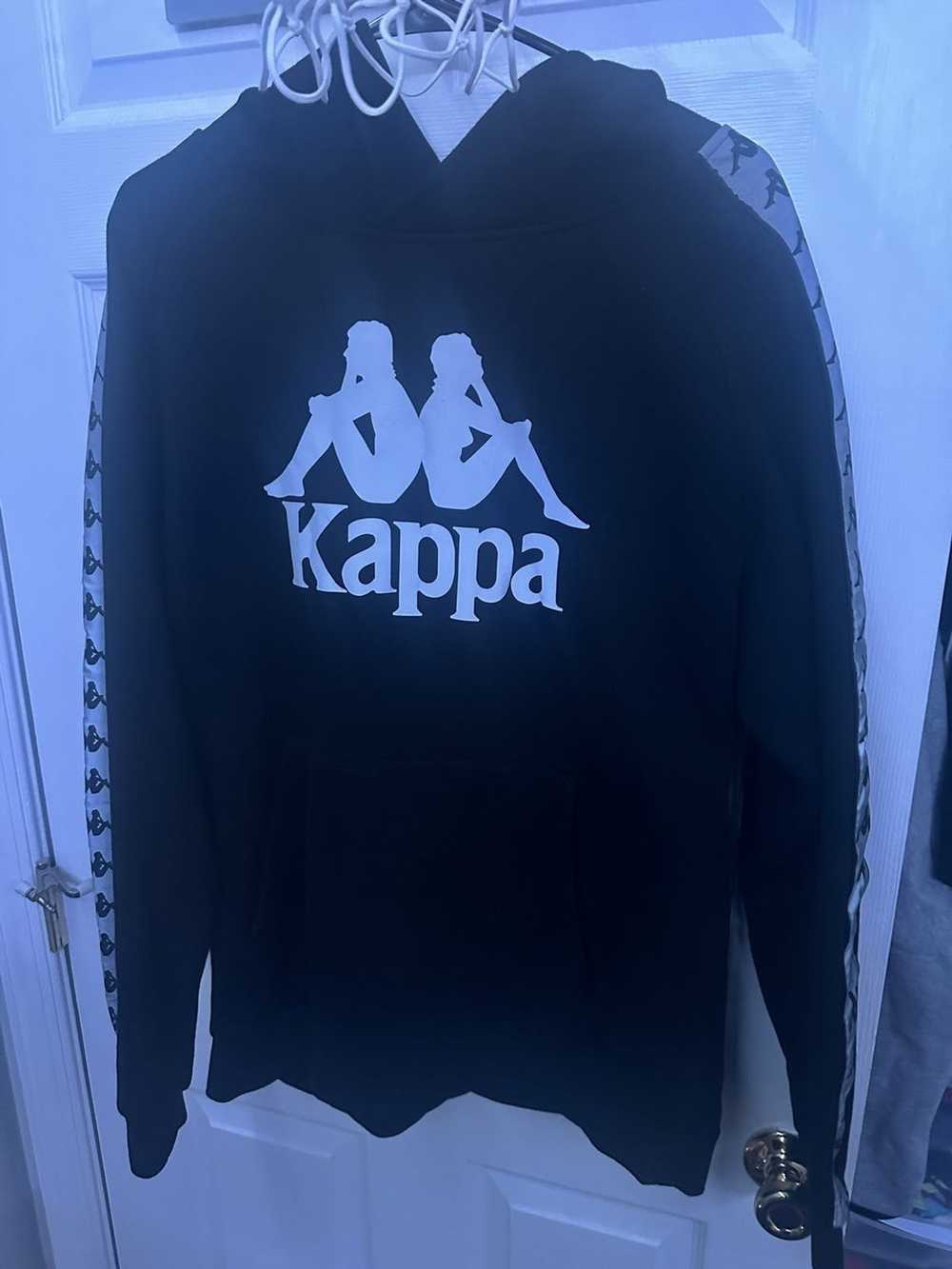 Kappa Black & Silver Kappa Hoodie - image 1