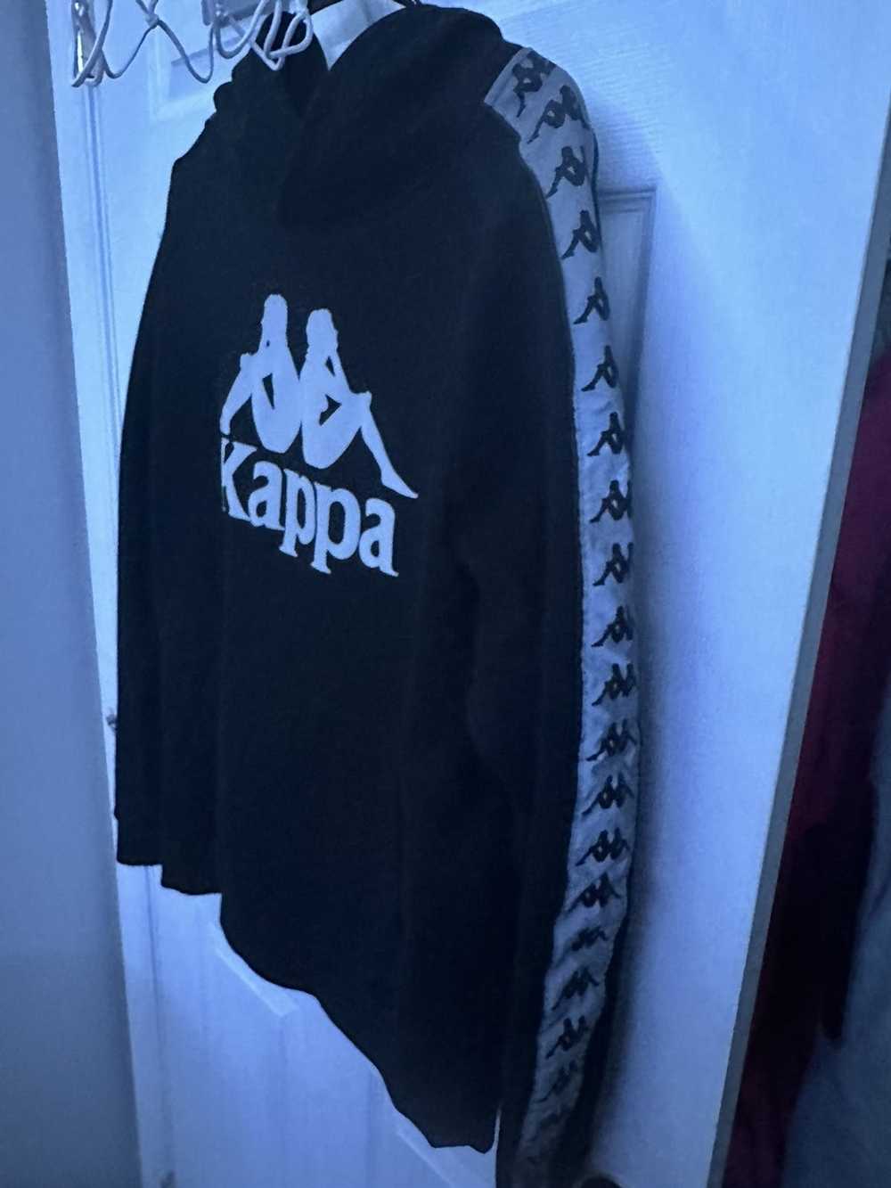 Kappa Black & Silver Kappa Hoodie - image 2