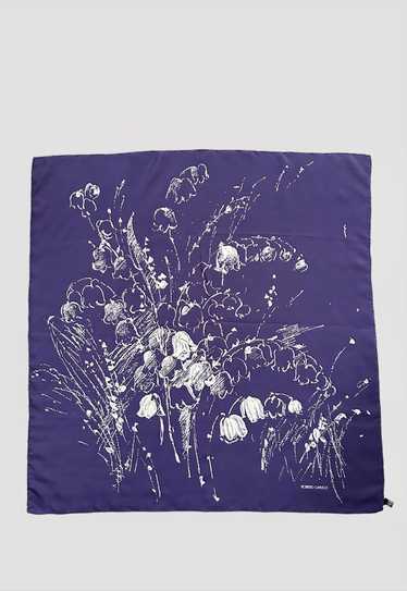 Roberto Capucci 80's Vintage Purple Floral Large … - image 1