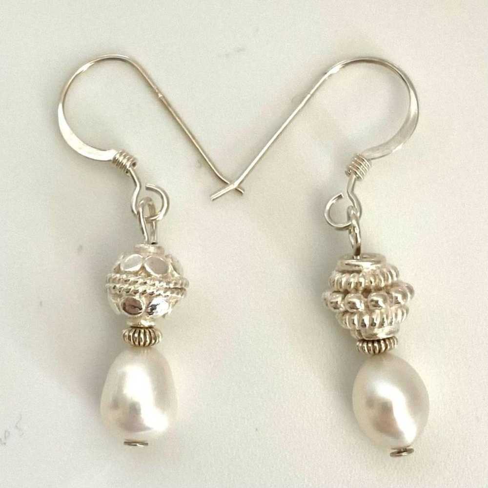 Sterling Silver ADP# Sterling 925 Silver & Pearl … - image 1