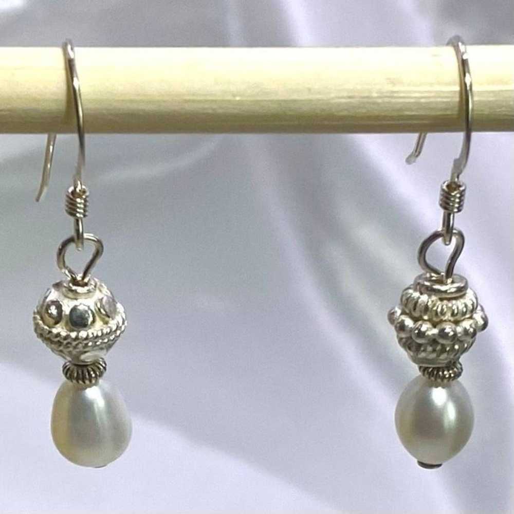 Sterling Silver ADP# Sterling 925 Silver & Pearl … - image 2