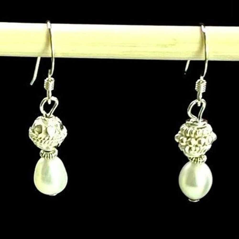 Sterling Silver ADP# Sterling 925 Silver & Pearl … - image 3