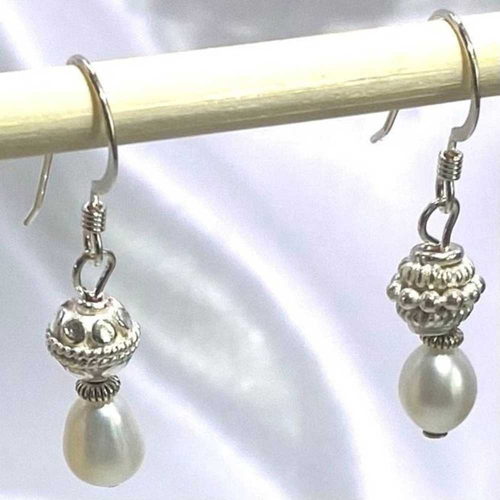 Sterling Silver ADP# Sterling 925 Silver & Pearl … - image 4