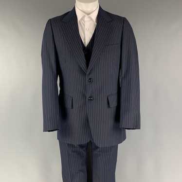 Other Navy Cream Pinstripe Single breasted 32 30 … - image 1