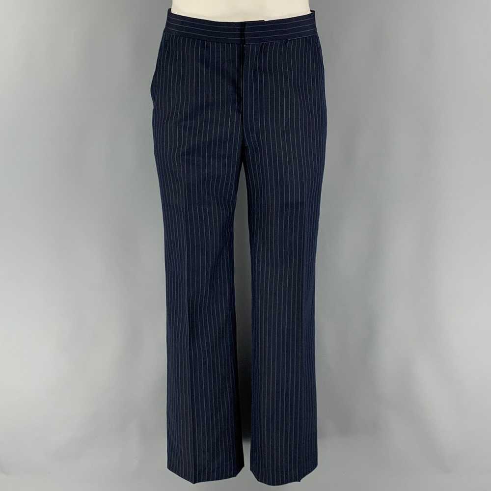 Other Navy Cream Pinstripe Single breasted 32 30 … - image 5