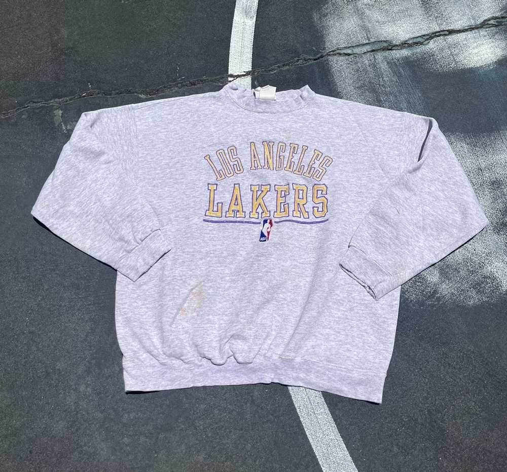 Vintage Nike LA Lakers Sweatshirt Crewneck NBA USA Medium, Men's