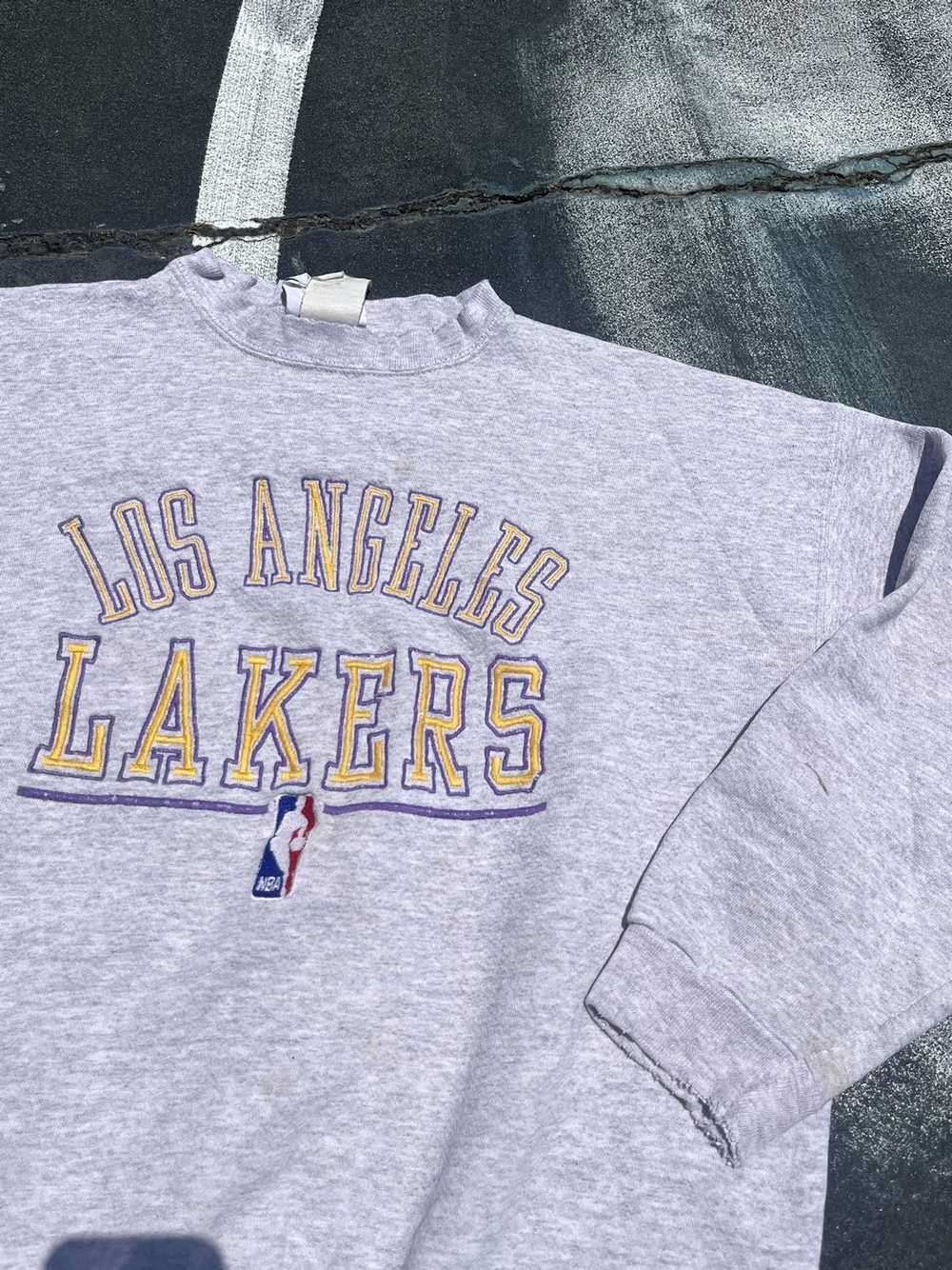 VINTAGE NIKE NBA LOS ANGELES LAKERS HOODIE SWEATSHIRT SIZE XL 1990s