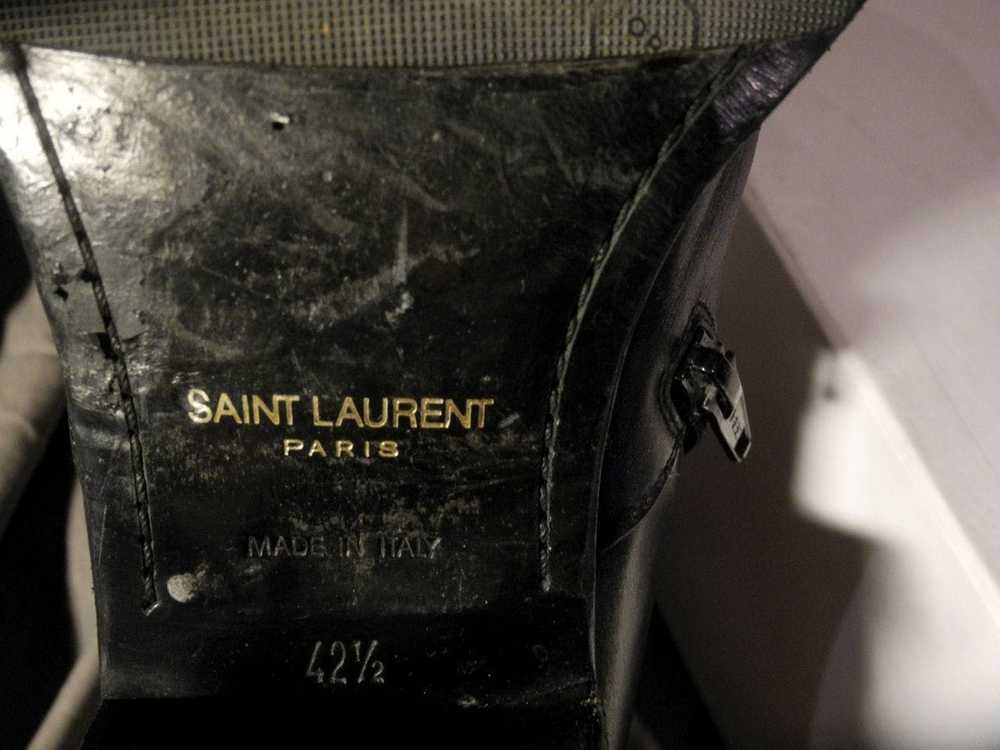 Hedi Slimane × Saint Laurent Paris Wyatt boots 20… - image 9