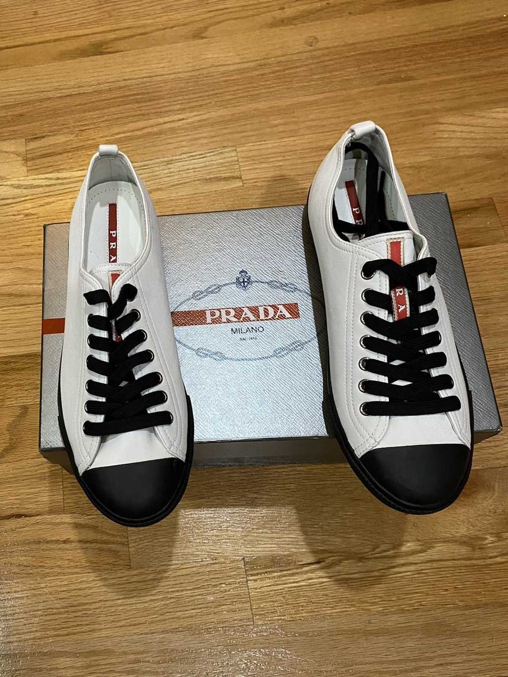 Prada Vintage Prada Low Top Sneakers x Ebano - image 3