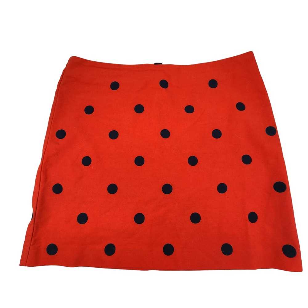 Boden Boden SZ 12 Polka Dot Cotton A-line Above K… - image 1