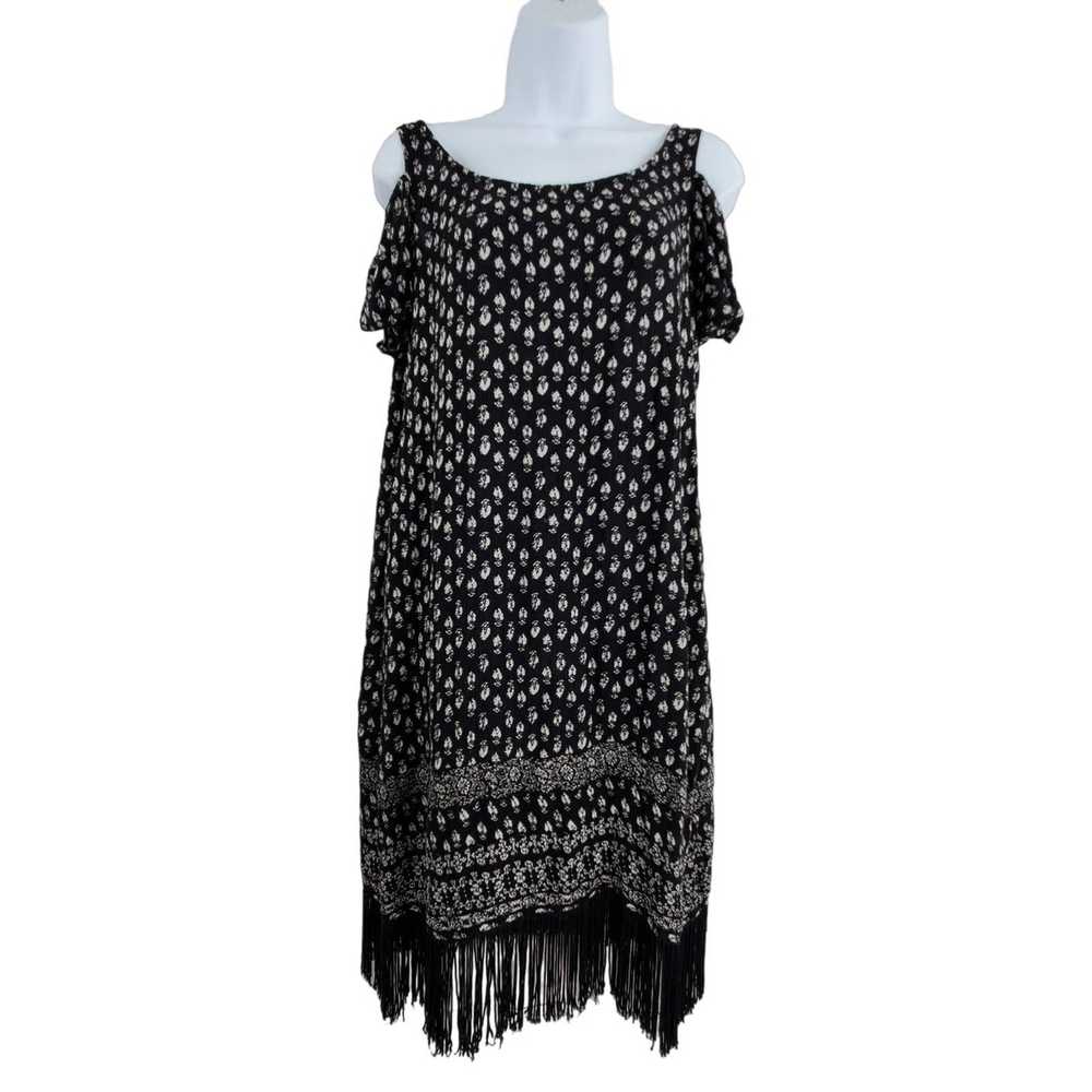 Other Melange Colour Me Boho Cold Shoulder Fringe… - image 1