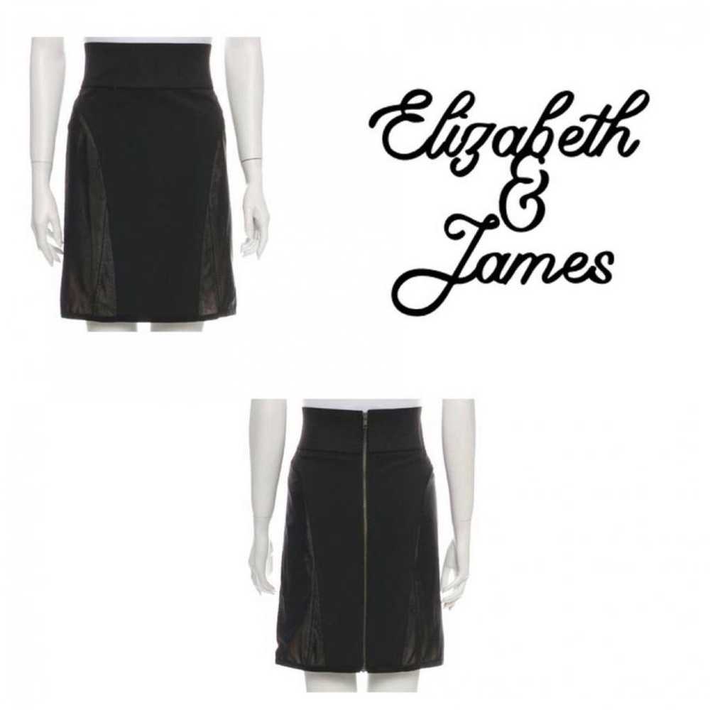 Elizabeth And James Vegan leather mini skirt - image 2
