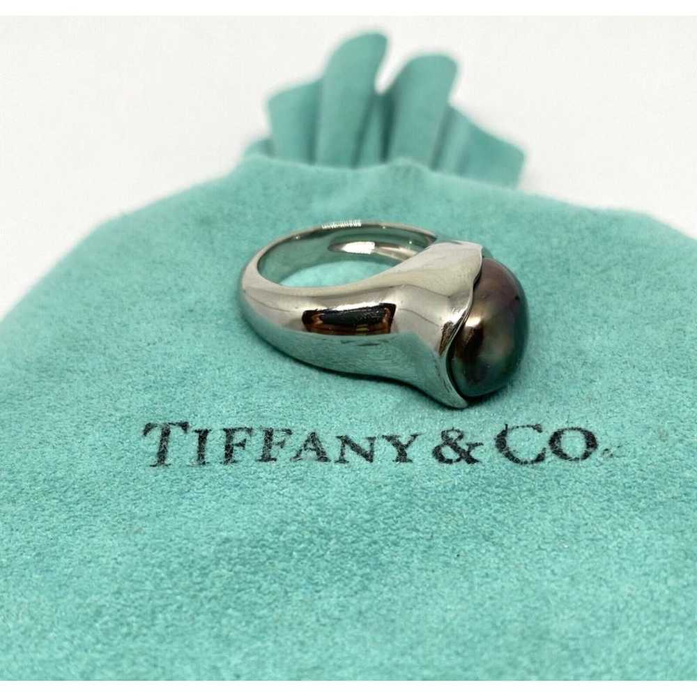 Tiffany & Co Elsa Peretti platinum ring - image 11